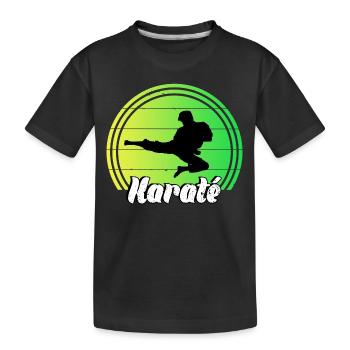 Karaté - T-shirt bio Premium Enfant - noir - Devant