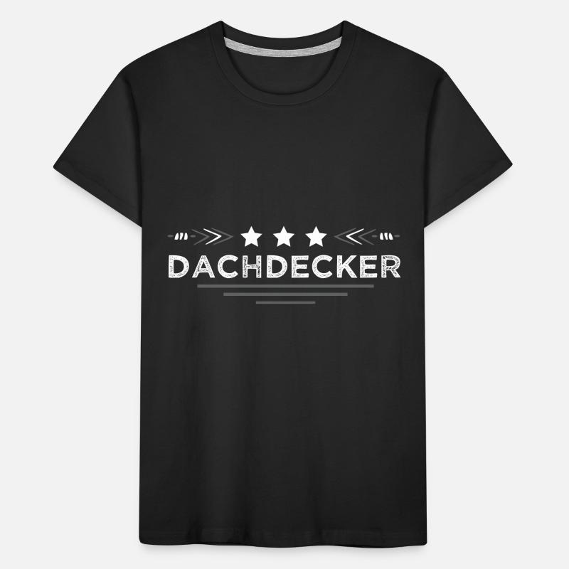 Dachdecker Beruf Kinder Premium Bio T-Shirt