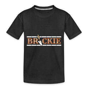 Maçon de maçonnerie de construction De brique - T-shirt bio Premium Enfant - noir - Devant