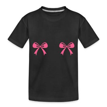 Breast Cancer Awareness - Kids' Premium Organic T-Shirt - black - Front