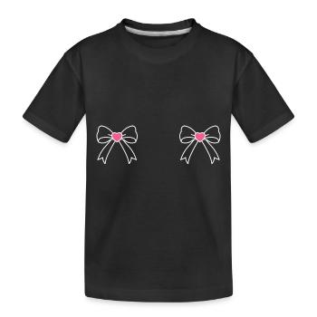 Sensibilisation cancer du sein - T-shirt bio Premium Enfant - noir - Devant