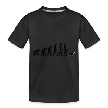 Border Collie - Kids' Premium Organic T-Shirt - black - Front