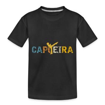 Capoeira - T-shirt bio Premium Enfant - noir - Devant