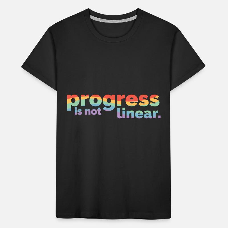 ABA Therapist Progress Is Not Linear Behavioral Kids' Premium Organic T-Shirt