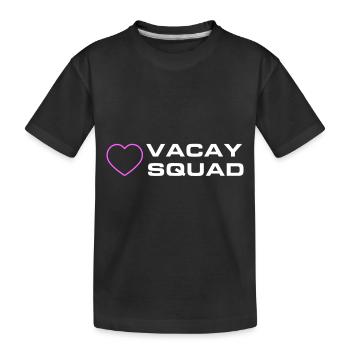 Vacay Squad - Kinder Premium Bio T-Shirt - Schwarz - Vorne