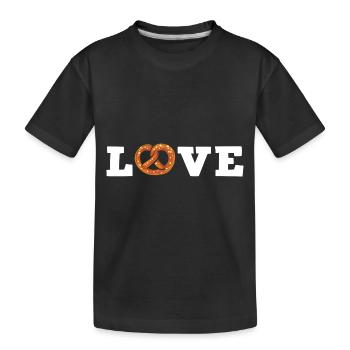 bretzel - T-shirt bio Premium Enfant - noir - Devant