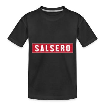 Salsa Dancer Dancer - Kids' Premium Organic T-Shirt - black - Front