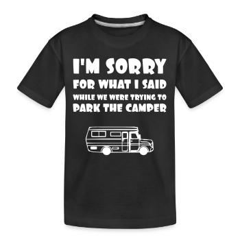 Camper rengaine - T-shirt bio Premium Enfant - noir - Devant