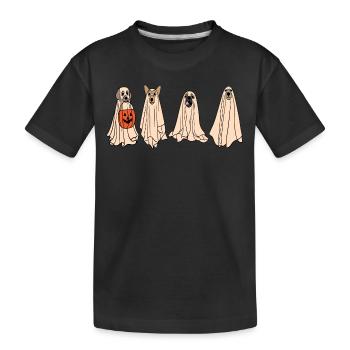 Ghost Dog Shirt, 2022 Happy Halloween - T-shirt bio Premium Enfant - noir - Devant