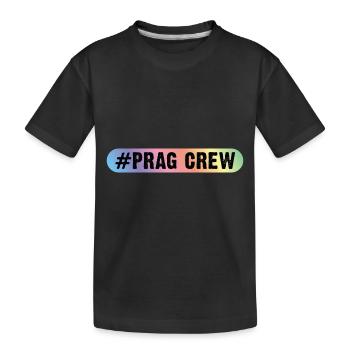 Prag Crew - Kinder Premium Bio T-Shirt - Schwarz - Vorne