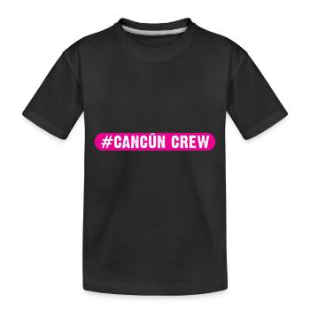 Cancun Crew - Kinder Premium Bio T-Shirt - Schwarz - Vorne