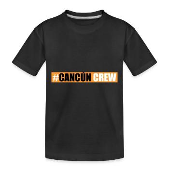 Cancun Crew - Kinder Premium Bio T-Shirt - Schwarz - Vorne