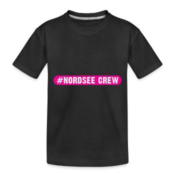 Équipage de la mer du Nord - T-shirt bio Premium Enfant - noir - Devant