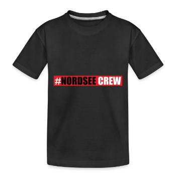 Équipage de la mer du Nord - T-shirt bio Premium Enfant - noir - Devant