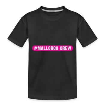 Mallorca Crew - Kids' Premium Organic T-Shirt - black - Front