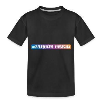Cancun Crew - Kinder Premium Bio T-Shirt - Schwarz - Vorne