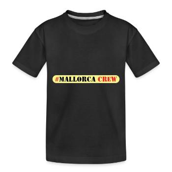 Mallorca Crew - Kids' Premium Organic T-Shirt - black - Front