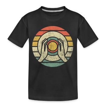 Ceramic Retro Kiln Pottery Potter Handcraft Gift - Kids' Premium Organic T-Shirt - black - Front