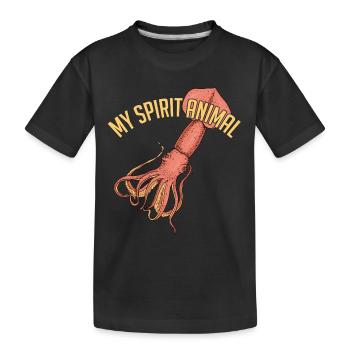 Calmar géant de Kalmar - T-shirt bio Premium Enfant - noir - Devant