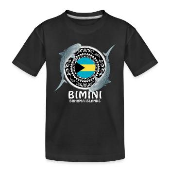 Bimini Bahamas - Kinder Premium Bio T-Shirt - Schwarz - Vorne