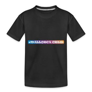 Mallorca Crew - Kids' Premium Organic T-Shirt - black - Front