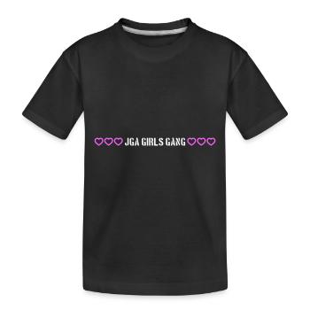 Enterrement de vie de jeune fille - T-shirt bio Premium Enfant - noir - Devant