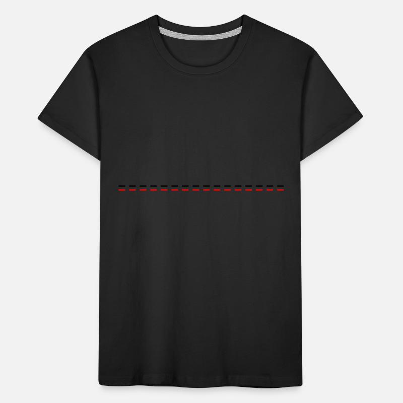Line dashed Kids' Premium Organic T-Shirt
