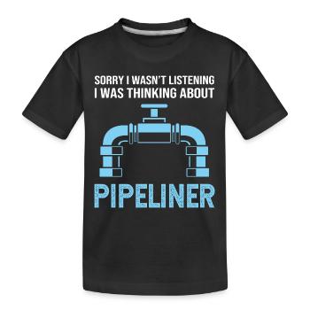 Schlosser Installateur Montage - Kinder Premium Bio T-Shirt - Schwarz - Vorne