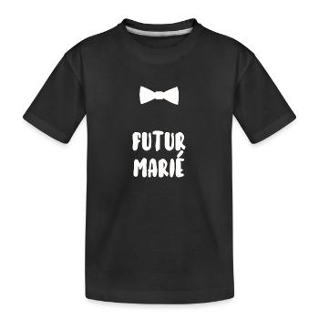 Futur marié - T-shirt bio Premium Enfant - noir - Devant