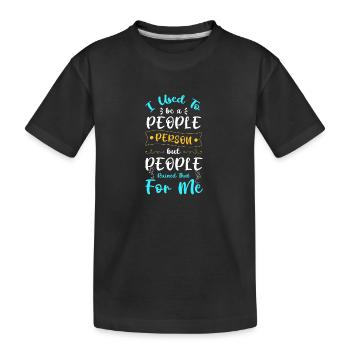 Perfect Person Individual Different - Kids' Premium Organic T-Shirt - black - Front