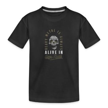 Metal Hardrock Metal Band Konzert - Kinder Premium Bio T-Shirt - Schwarz - Vorne