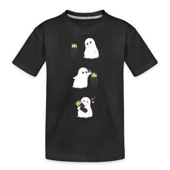 Geist K II Meter - Kinder Premium Bio T-Shirt - Schwarz - Vorne