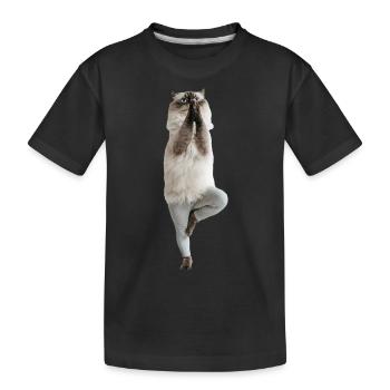 Himalaya - Kinder Premium Bio T-Shirt - Schwarz - Vorne