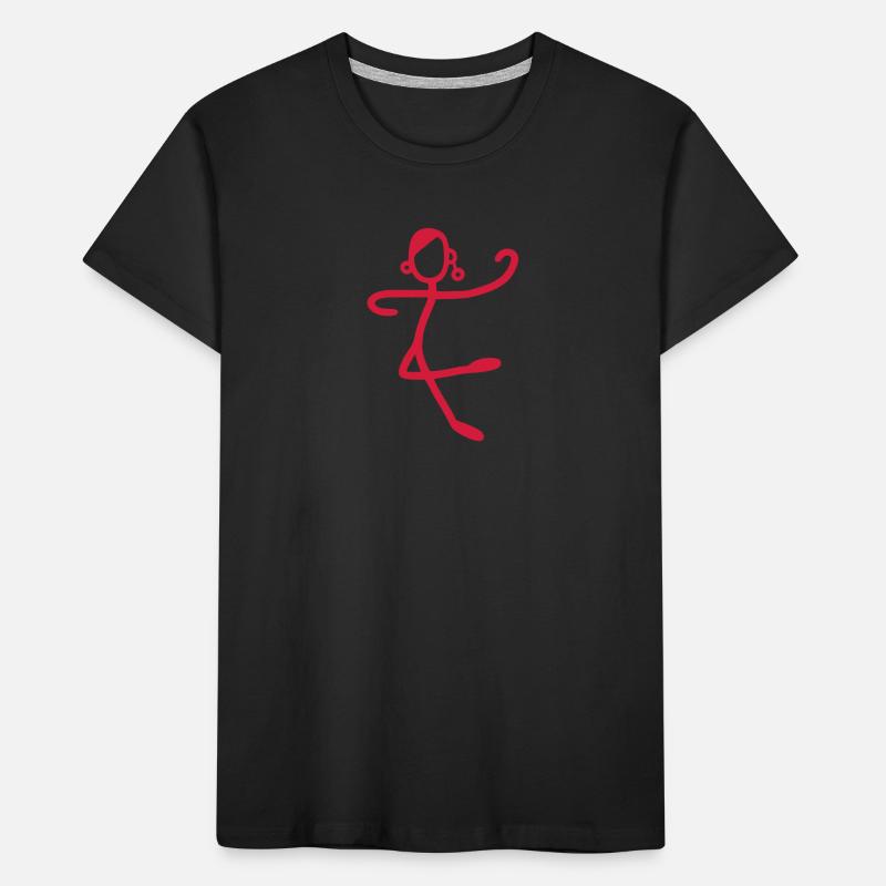 Abstract dancer Kids' Premium Organic T-Shirt