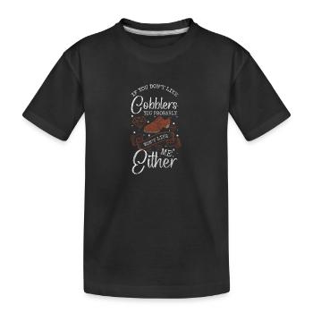 Schuhmacher Arbeit Stiefel - Kinder Premium Bio T-Shirt - Schwarz - Vorne