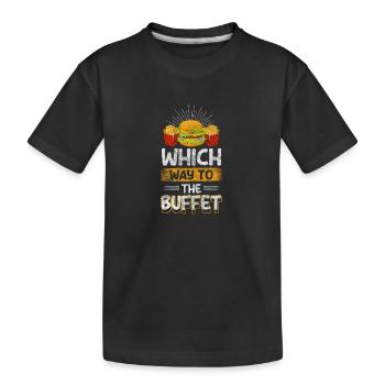 Food Delicious Selection - Kids' Premium Organic T-Shirt - black - Front