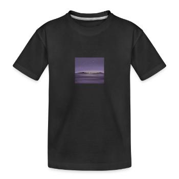 Das Leben im Archipel mit dem Rauschen von Meer und Wind ist großartig - Kinder Premium Bio T-Shirt - Schwarz - Vorne