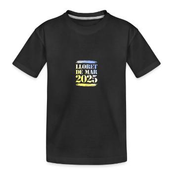 Lloret De Mar 2025 - Kinder Premium Bio T-Shirt - Schwarz - Vorne
