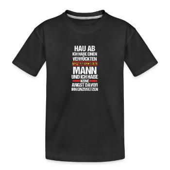 Espagnols Espagne - T-shirt bio Premium Enfant - noir - Devant