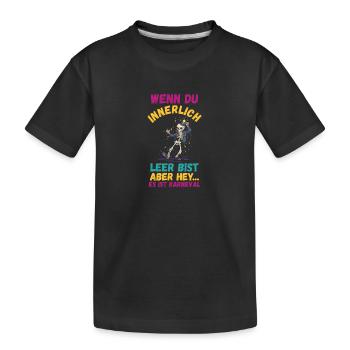 Costume de carnaval Carnaval - T-shirt bio Premium Enfant - noir - Devant