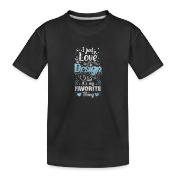 Peintre d’art Art moderne - T-shirt bio Premium Enfant - noir - Devant