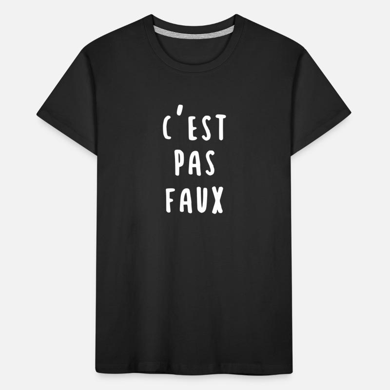 ZITAT IT'S NOT WRONG BLACK Kinder Premium Bio T-Shirt