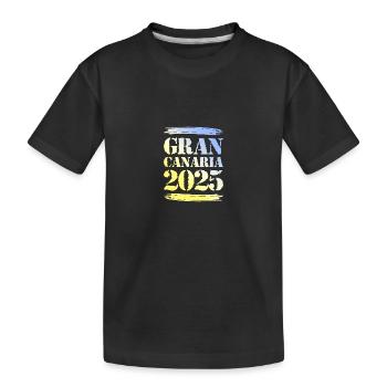 Gran Canaria 2025 - Kids' Premium Organic T-Shirt - black - Front