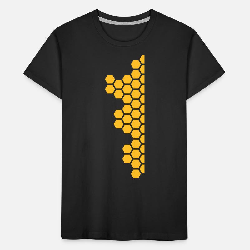 Honeycombs Pattern Kids' Premium Organic T-Shirt