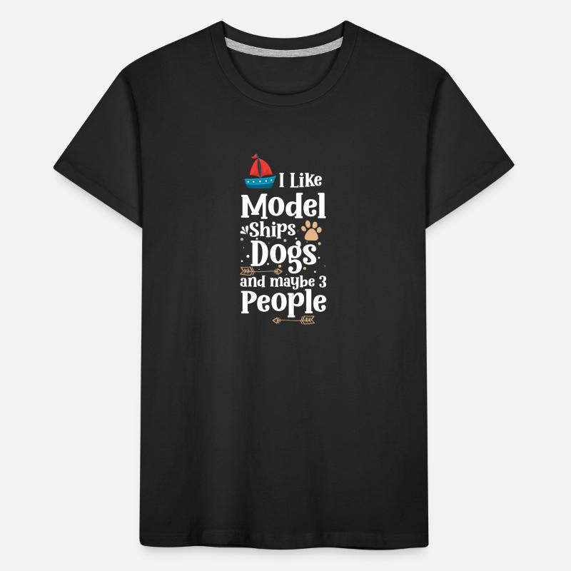 Schiff Schiffsmodell See Anker Kinder Premium Bio T-Shirt