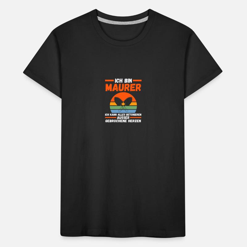 Master Bricklayer Journeyman Bricklayer Kids' Premium Organic T-Shirt