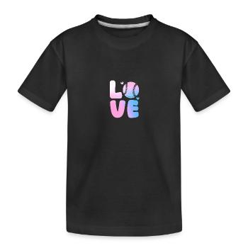 Joueur de baseball Baseball - T-shirt bio Premium Enfant - noir - Devant