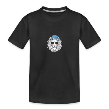 Leo David - Kids' Premium Organic T-Shirt - black - Front