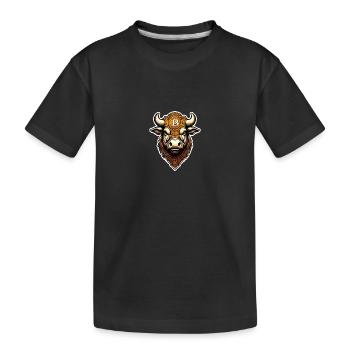 Bitcoin Bull BTC - T-shirt bio Premium Enfant - noir - Devant
