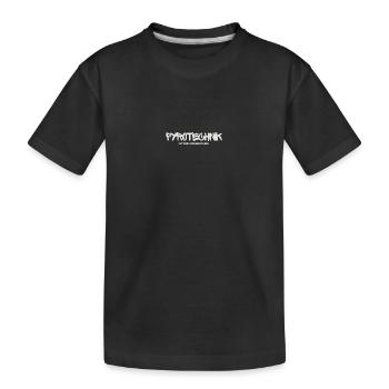 Pyrotechnik ist kein Verbrechen - Kinder Premium Bio T-Shirt - Schwarz - Vorne